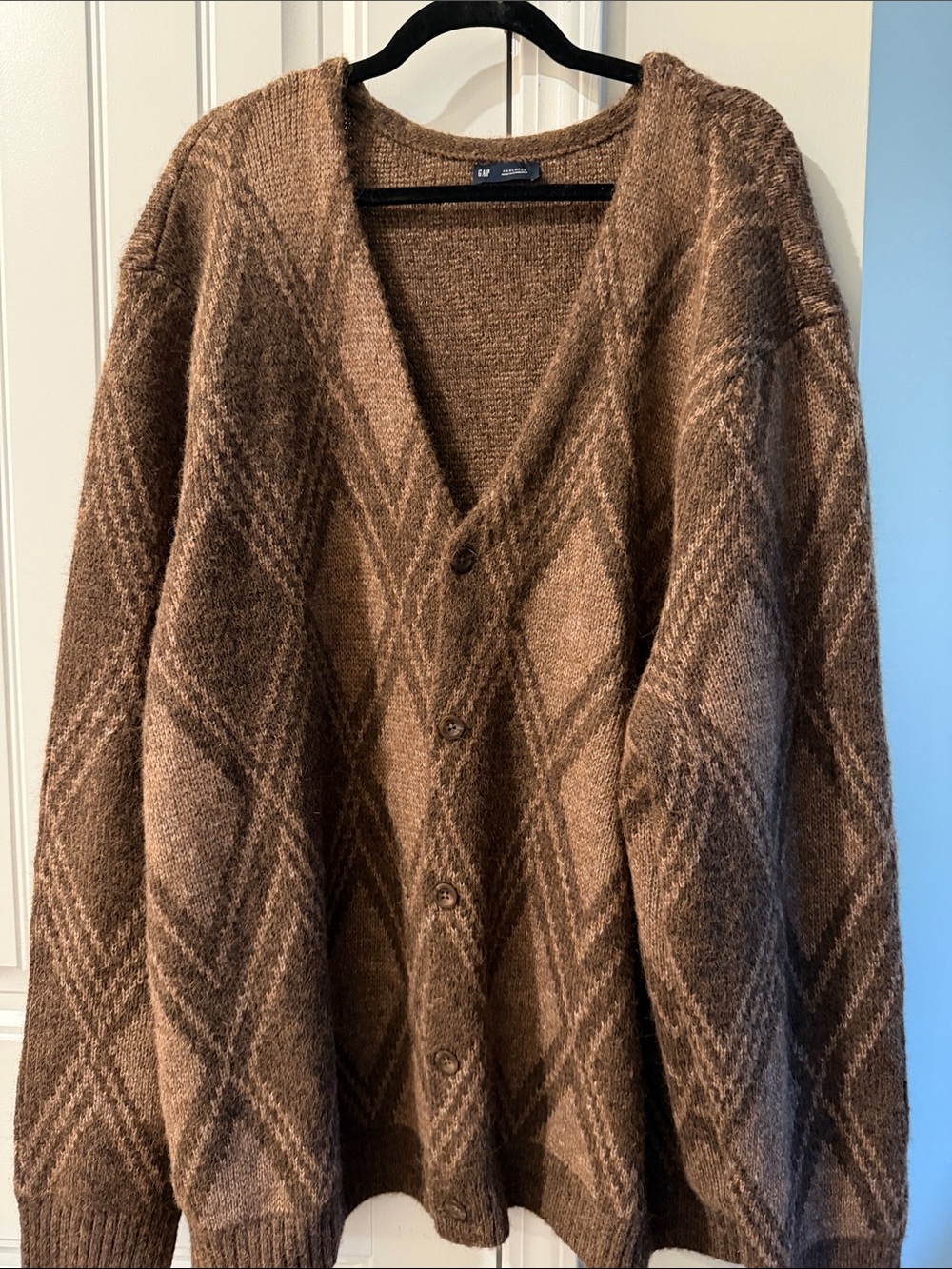Gap Alpaca Wool Blend Soft relaxed Cardigan Sweater XXXL
